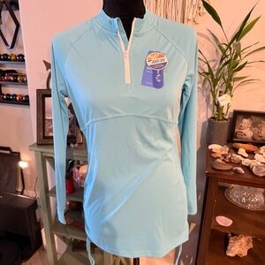 Healthyoga Light Aqua Long Sleeve UV Protection Pullover